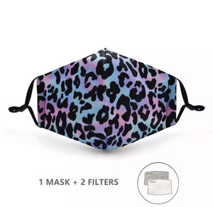 18 Colors - Stylish Reusable Face Mask with PM2.5 Filter - BASICALLY. By PinkGrasshopper