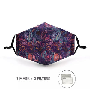 18 Colors - Stylish Reusable Face Mask with PM2.5 Filter - BASICALLY. By PinkGrasshopper